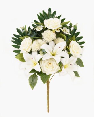Artificial Flower 28*47cm Rose *12 Bush GS-67924001-W1 2024Apr YeahFlower is one of Chinese leading OEM manufacturers and exporters , supplying the silk flowers, wholesale artificial trees