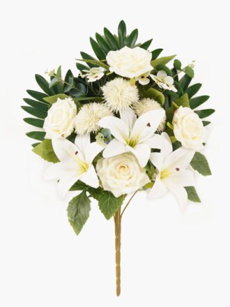 Artificial Flower 28*47cm Rose *12 Bush GS-67924001-R2 Bouquet 3,000+ sqm showroom with thousands of artificial flowers, plants & trees ready for global sourcing.