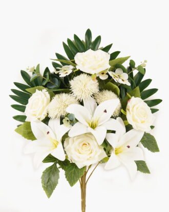 Artificial Flower 28*47cm Rose *12 Bush GS-67924001-W1 2024Apr YeahFlower is one of Chinese leading OEM manufacturers and exporters , supplying the silk flowers, wholesale artificial trees