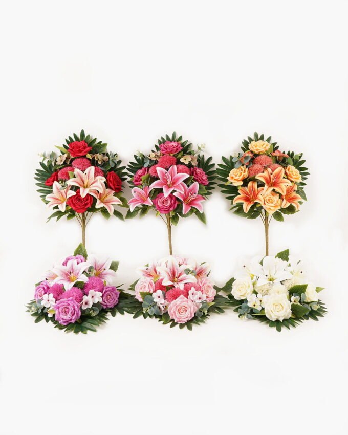 Artificial Flower 28*47cm Rose *12 Bush GS-67924001 2024Mar YeahFlower is one of Chinese leading OEM manufacturers and exporters , supplying the silk flowers, wholesale artificial trees