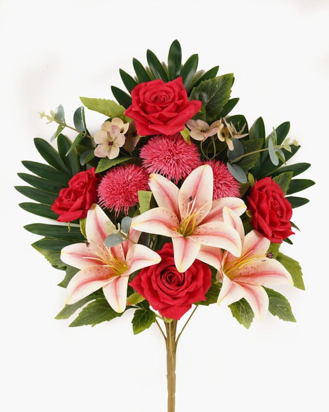 Artificial Flower 28*47cm Rose *12 Bush GS-67924001 2024Mar YeahFlower is one of Chinese leading OEM manufacturers and exporters , supplying the silk flowers, wholesale artificial trees