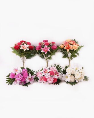 Artificial Flower 37*37*49cm Rose *13 Bush GS-67924002 2024Apr YeahFlower is one of Chinese leading OEM manufacturers and exporters , supplying the silk flowers, wholesale artificial trees