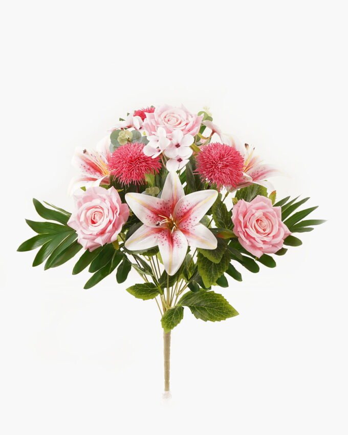 Artificial Flower 37*37*49cm Rose *13 Bush GS-67924002 2024Apr YeahFlower is one of Chinese leading OEM manufacturers and exporters , supplying the silk flowers, wholesale artificial trees