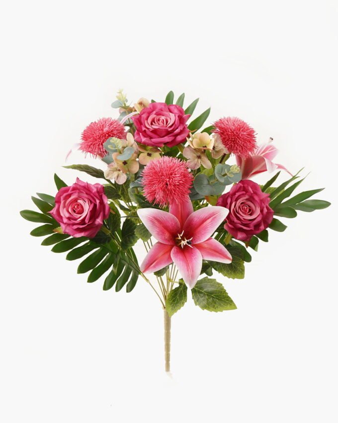 Artificial Flower 37*37*49cm Rose *13 Bush GS-67924002 2024Apr YeahFlower is one of Chinese leading OEM manufacturers and exporters , supplying the silk flowers, wholesale artificial trees