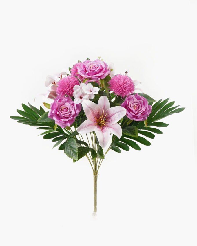 Artificial Flower 37*37*49cm Rose *13 Bush GS-67924002 2024Apr YeahFlower is one of Chinese leading OEM manufacturers and exporters , supplying the silk flowers, wholesale artificial trees