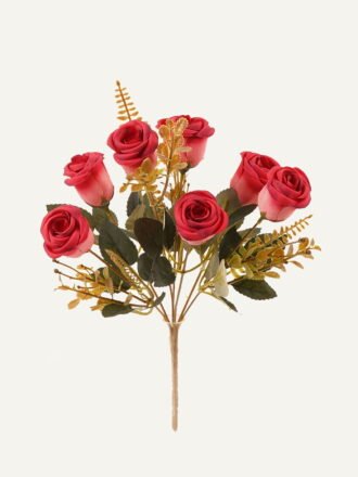 Artificial Flower Rose*7 GS-29223005-W1 Flowers Bush 3,000+ sqm showroom with thousands of artificial flowers, plants & trees ready for global sourcing.
