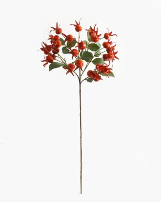 Artificial Flower 18*18*71cm Rose Hip single stem GS-51624007-O1 2024Apr YeahFlower is one of Chinese leading OEM manufacturers and exporters , supplying the silk flowers, wholesale artificial trees