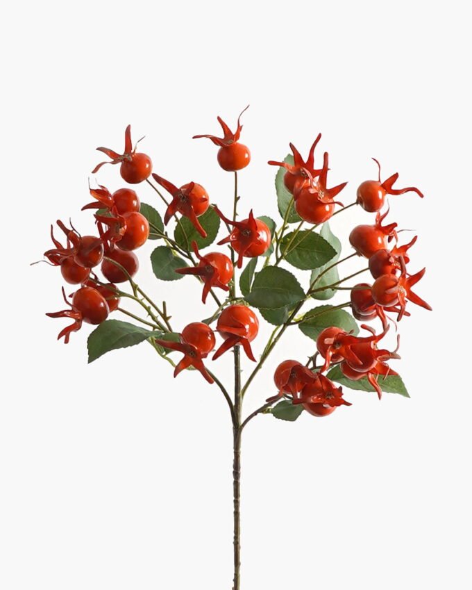 Artificial Flower 18*18*71cm Rose Hip single stem GS-51624007-O1 2024Apr YeahFlower is one of Chinese leading OEM manufacturers and exporters , supplying the silk flowers, wholesale artificial trees