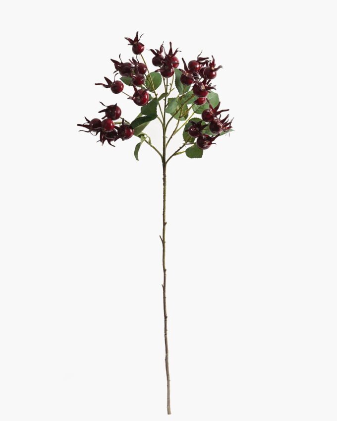 Artificial Flower 18*18*71cm Rose Hip single stem GS-51624007-R1 2024Apr YeahFlower is one of Chinese leading OEM manufacturers and exporters , supplying the silk flowers, wholesale artificial trees