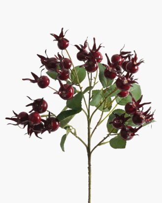 Artificial Flower 18*18*71cm Rose Hip single stem GS-51624007-R1 2024Apr YeahFlower is one of Chinese leading OEM manufacturers and exporters , supplying the silk flowers, wholesale artificial trees