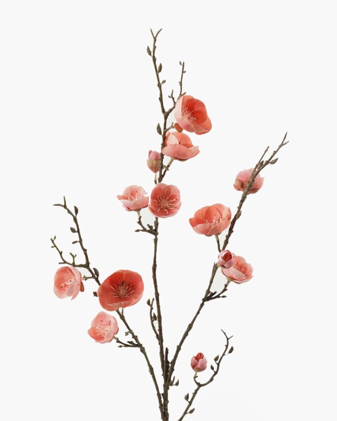 Artificial Plant 88cm Wintersweet single stem GS-00524002DUP 2024Mar YeahFlower is one of Chinese leading OEM manufacturers and exporters , supplying the silk flowers, wholesale artificial trees