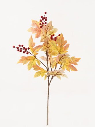 Artificial Plant 28*28*98cm Maple leaf single stem GS-17723031 Leaves&Sprays&Foliages 3,000+ sqm showroom with thousands of artificial flowers, plants & trees ready for global sourcing.