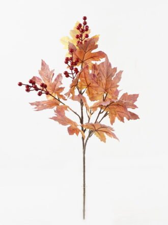 Artificial Plant 28*28*70cm Maple leaf *2 single stem GS-17723033 Leaves&Sprays&Foliages 3,000+ sqm showroom with thousands of artificial flowers, plants & trees ready for global sourcing.