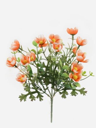 Artificial Flower 23*23*46cm Rose *9 bush GS-55124011-R2 2024May YeahFlower is one of Chinese leading OEM manufacturers and exporters , supplying the silk flowers, wholesale artificial trees
