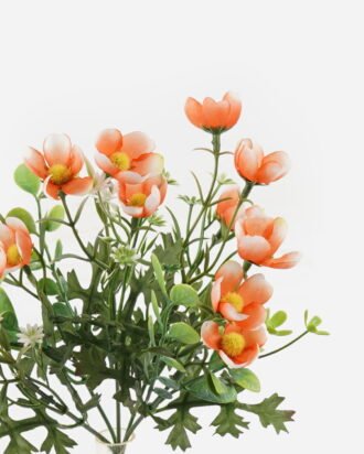 Artificial Flower 17*17*26cm Flower *5 bush GS-16824019-O1 2024Apr YeahFlower is one of Chinese leading OEM manufacturers and exporters , supplying the silk flowers, wholesale artificial trees