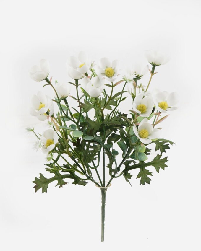 Artificial Flower 17*17*26cm Flower *5 bush GS-16824019-W1 Flowers Bush 3,000+ sqm showroom with thousands of artificial flowers, plants & trees ready for global sourcing.