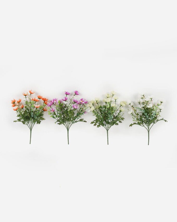 Artificial Flower 17*17*26cm Flower *5 bush GS-16824019 Flowers Bush 3,000+ sqm showroom with thousands of artificial flowers, plants & trees ready for global sourcing.