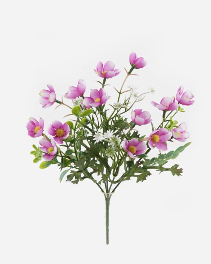 Artificial Flower 17*17*26cm Flower *5 bush GS-16824019 Flowers Bush 3,000+ sqm showroom with thousands of artificial flowers, plants & trees ready for global sourcing.