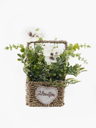 Artificial Flower 23*22*29cm Lavender in burlap wrap GS-73424002 Potted Flowers&Plants 3,000+ sqm showroom with thousands of artificial flowers, plants & trees ready for global sourcing.