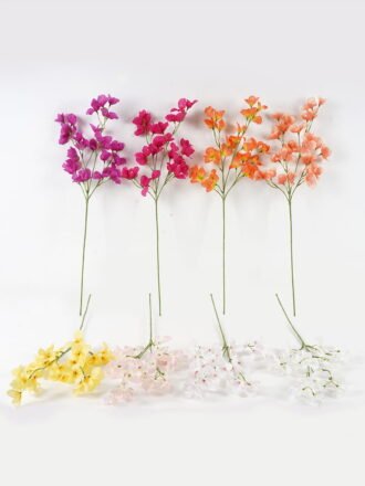 Artificial Flower 11*11*38cm Rose  single stem GS-73324015-W1 Single Flowers 3,000+ sqm showroom with thousands of artificial flowers, plants & trees ready for global sourcing.