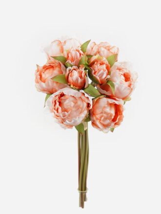 Artificial Flower 19*19*34cm Peony *9 bundle GS-16824018-W1 Bouquet 3,000+ sqm showroom with thousands of artificial flowers, plants & trees ready for global sourcing.