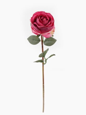 Artificial Flower 11*11*38cm Rose  single stem GS-73324015-P3 Single Flowers 3,000+ sqm showroom with thousands of artificial flowers, plants & trees ready for global sourcing.