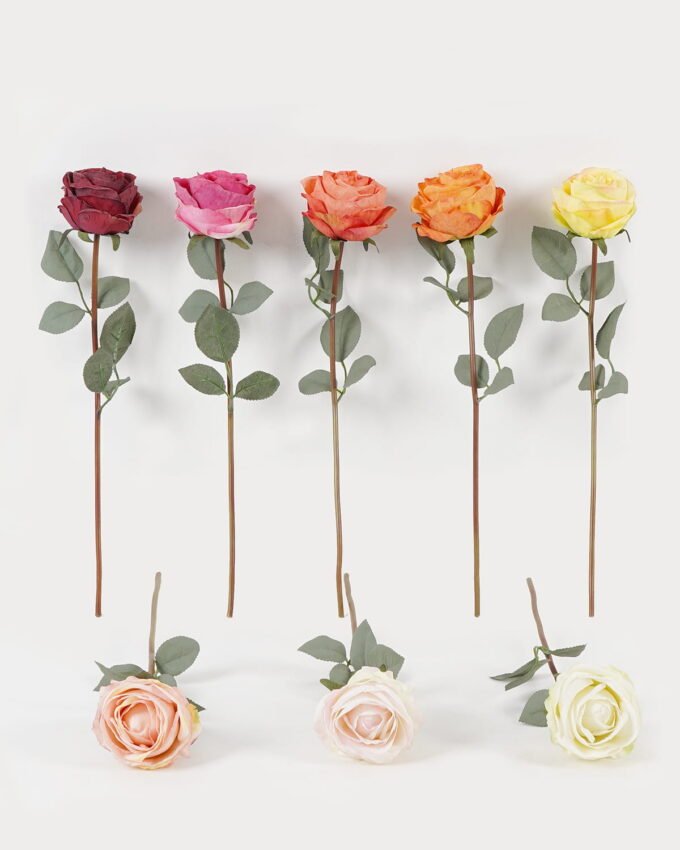 Artificial Flower 11*11*38cm Rose  single stem GS-73324015 2024Apr YeahFlower is one of Chinese leading OEM manufacturers and exporters , supplying the silk flowers, wholesale artificial trees