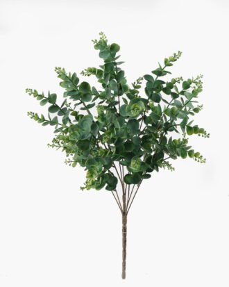 Artificial Plant 30*30*58cm Eucalyptus bush GS-73424005 2024Apr YeahFlower is one of Chinese leading OEM manufacturers and exporters , supplying the silk flowers, wholesale artificial trees