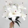 Artificial Flower 55cm Lily *6 Bush GS-64924002JJA 2024May YeahFlower is one of Chinese leading OEM manufacturers and exporters , supplying the silk flowers, wholesale artificial trees