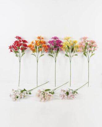Artificial Flower 30*30*75cm Azalea *5  single stem GS-73324004 2024May YeahFlower is one of Chinese leading OEM manufacturers and exporters , supplying the silk flowers, wholesale artificial trees