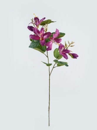 Artificial Flower 33*33*83cm Bauhinia flower*2 single stem GS-14524005-W1 Single Flowers 3,000+ sqm showroom with thousands of artificial flowers, plants & trees ready for global sourcing.