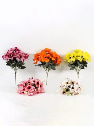 Artificial Flower 22*22*30cm Calliopsis *5 bush GS-58824029-R1 Flowers Bush 3,000+ sqm showroom with thousands of artificial flowers, plants & trees ready for global sourcing.