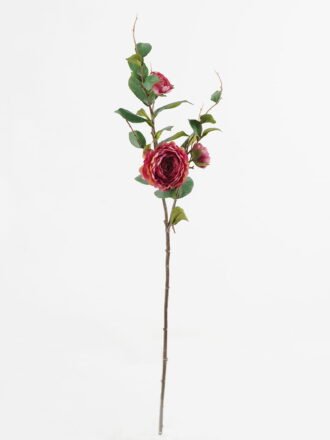 Artificial Flower 18*18*78cm Camellia single stem GS-58824009-O1 Single Flowers 3,000+ sqm showroom with thousands of artificial flowers, plants & trees ready for global sourcing.