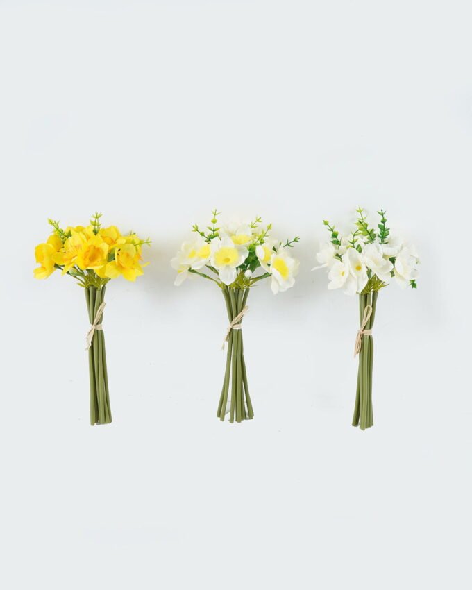 Artificial Flower 17*17*29cm Daffodil*9 bouquet GS-12824002 2024May YeahFlower is one of Chinese leading OEM manufacturers and exporters , supplying the silk flowers, wholesale artificial trees