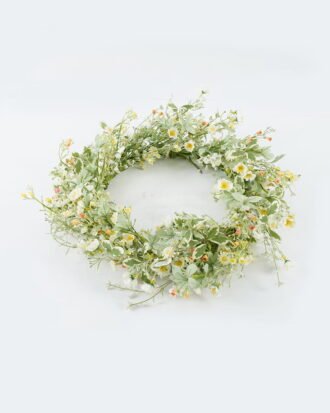 Artificial Flower 50*50*50cm Daisy wreath GS-73624008 2024May YeahFlower is one of Chinese leading OEM manufacturers and exporters , supplying the silk flowers, wholesale artificial trees
