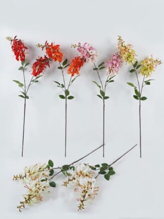 Artificial Flower 23*23*90cm Erythrina indica*2 single stem GS-71224014-G1 Single Flowers 3,000+ sqm showroom with thousands of artificial flowers, plants & trees ready for global sourcing.
