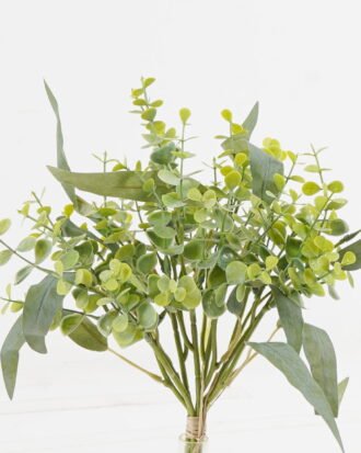 Artificial Flower 20*20*40cm Eucalyptus *5 bush GS-58824003 2024May YeahFlower is one of Chinese leading OEM manufacturers and exporters , supplying the silk flowers, wholesale artificial trees