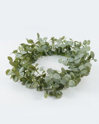 Artificial Flower 50*50*50cm Eucalyptus wreath GS-73624009 2024May YeahFlower is one of Chinese leading OEM manufacturers and exporters , supplying the silk flowers, wholesale artificial trees