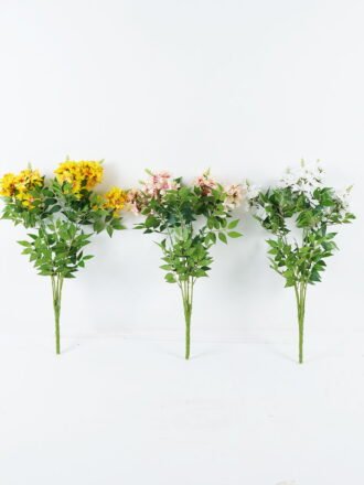 Artificial Flower 34*34*43cm Hydrangea bush GS-73524004-W1 2024May YeahFlower is one of Chinese leading OEM manufacturers and exporters , supplying the silk flowers, wholesale artificial trees