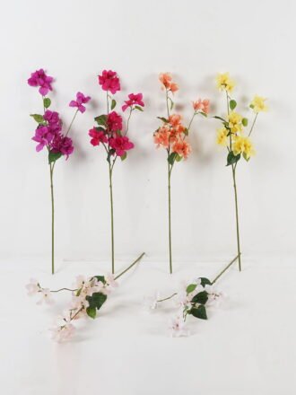 Artificial Flower 20*20*78cm Flower *5 single stem GS-73324009-W1 Single Flowers 3,000+ sqm showroom with thousands of artificial flowers, plants & trees ready for global sourcing.