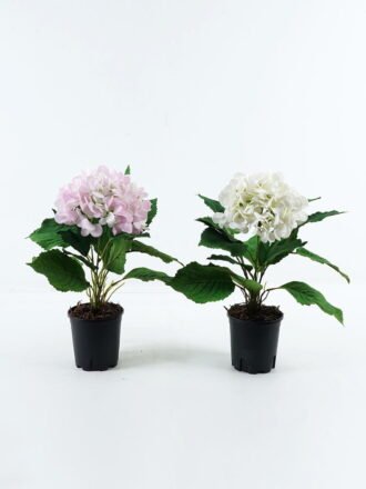 Artificial Flower 30*22*36cm Hydrangea in ceramic pot GS-73624001 Potted Flowers&Plants 3,000+ sqm showroom with thousands of artificial flowers, plants & trees ready for global sourcing.