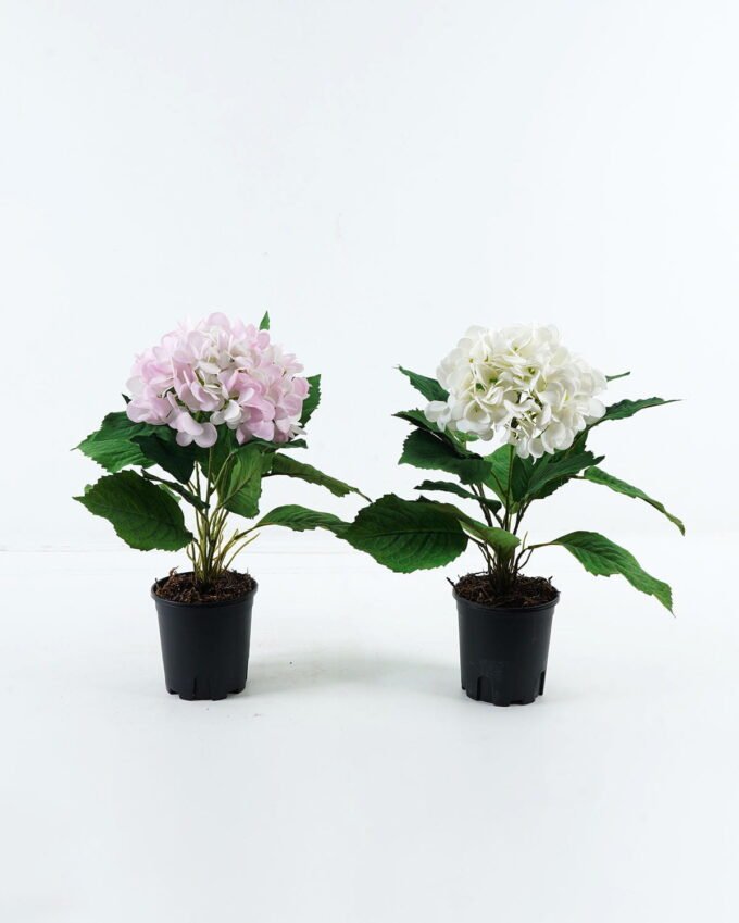Artificial Flower 34*25*45cm Hydrangea in PP pot GS-73524009 Potted Flowers&Plants YeahFlower is one of Chinese leading OEM manufacturers and exporters , supplying the silk flowers, wholesale artificial trees