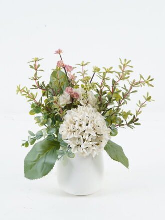 Artificial Flower 34*25*45cm Hydrangea in PP pot GS-73524009 Potted Flowers&Plants 3,000+ sqm showroom with thousands of artificial flowers, plants & trees ready for global sourcing.
