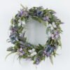 Artificial Flower 50*50*50cm Lavender wreath GS-73624007 WREATH YeahFlower is one of Chinese leading OEM manufacturers and exporters , supplying the silk flowers, wholesale artificial trees