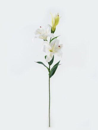 Artificial Flower 18*18*88cm Lily *3 single stem GS-64924009 Single Flowers 3,000+ sqm showroom with thousands of artificial flowers, plants & trees ready for global sourcing.