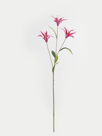 Artificial Flower 28*28*100cm Lily *3  single stem GS-73324011-O1 Single Flowers 3,000+ sqm showroom with thousands of artificial flowers, plants & trees ready for global sourcing.