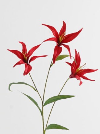 Artificial Flower 28*28*100cm Lily *3  single stem GS-73324011-P4 Single Flowers 3,000+ sqm showroom with thousands of artificial flowers, plants & trees ready for global sourcing.