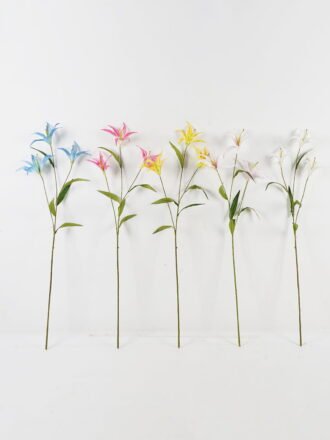 Artificial Flower 18*18*80cm Flower  single stem GS-73324010-R1 Single Flowers 3,000+ sqm showroom with thousands of artificial flowers, plants & trees ready for global sourcing.