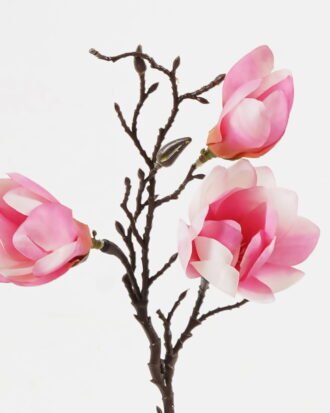 Artificial Flower 17*17*50cm Mangnolia single stem GS-58824035-P2 2024May YeahFlower is one of Chinese leading OEM manufacturers and exporters , supplying the silk flowers, wholesale artificial trees