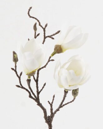 Artificial Flower 17*17*50cm Mangnolia single stem GS-58824035-W1 2024May YeahFlower is one of Chinese leading OEM manufacturers and exporters , supplying the silk flowers, wholesale artificial trees